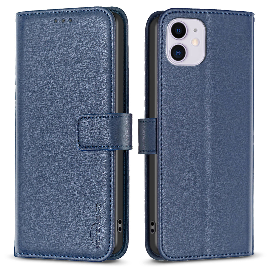 BINFEN COLOR BF17 For iPhone 11 PU Leather Wallet Case Magnetic Folio Flip Stand Phone Cover BINFEN COLOR BF17 For iPhone 11 PU Leather Wallet Case Magnetic Folio Flip Stand Phone Cover